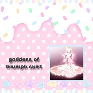 goddess of triumph skirt