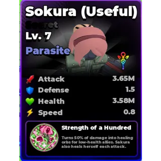Shaman Parasite Sokura (Useful) - Roll Anime to Fight!