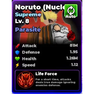 Cursed Parasite Noruto (Nuclear) - Roll Anime to Fight!