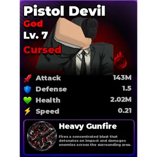 Cursed Cursed Pistol Devil - Roll Anime to Fight!