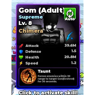 Chimera Gom (Adult) - Roll Anime to Fight!