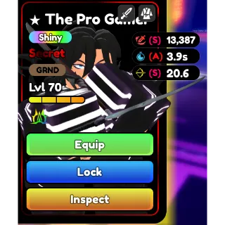 Shiny The Pro Gamer I Anime Defender