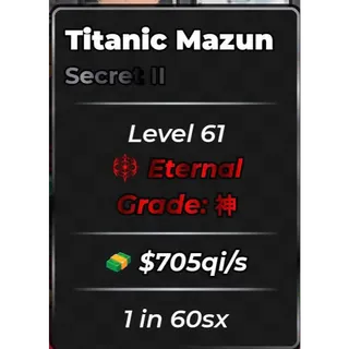 Titanic Mazun - Anime Dice