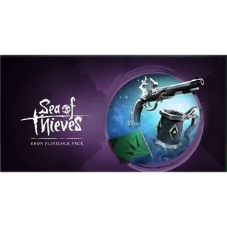 Sea of Thieves Ebon Flintlock Pack Obsidian Flag Onyx Tankard  XBOX / PC CODE
