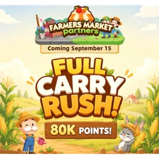 1 Slot FARMERS MARKET Partners 🔥 Event MONOPOLY GO   RUSH