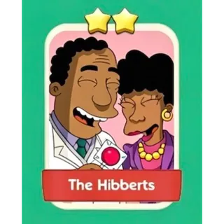 SET 3-7 The Hibberts  MONOPOLY GO