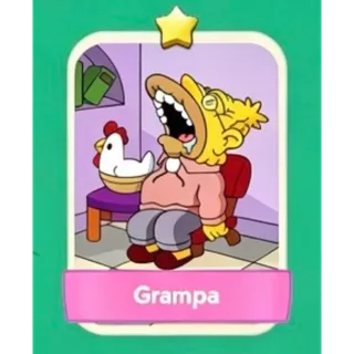 SET 1-9 Grampa MONOPOLY GO