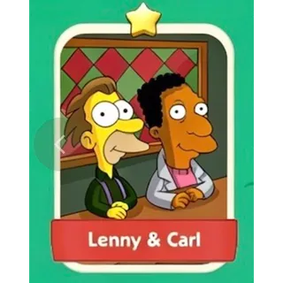 SET 3-4 Lenny & Carl MONOPOLY GO