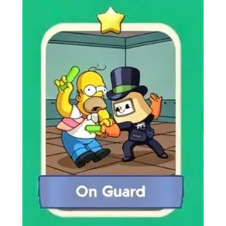 SET 2-6 On Guard MONOPOLY GO