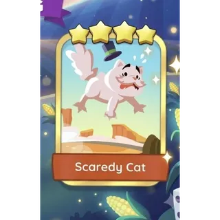  SCAREDY CAT 4 🌟 ( SET 21 ) Monopoly Go ⭐ Fast Delivery GOLDEN BLITZ