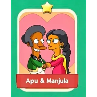 SET 3-3 Apu & Manjula MONOPOLY GO