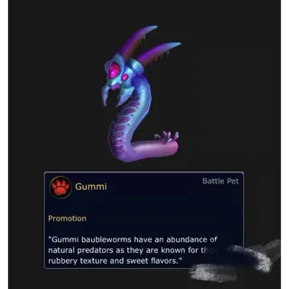 Gummi baubleworms PET CODE  World of warcraft 