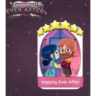 Happily Ever After 6 Stars Set 22  MONOPOLY GO