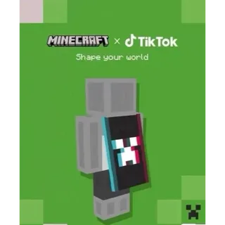 MINECRAFT TIKTOK CAPE ⚡️FAST DELIVERY⚡️ Bedrock & Java - 7X24 RARE ITEM]