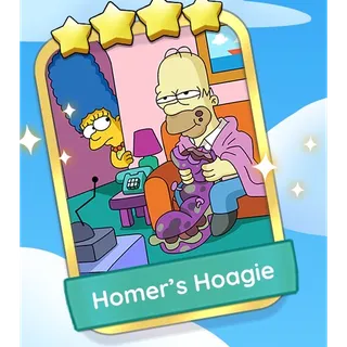 Homer's Hoagie 4⭐ GOLD STICKER MONOPOLY GO GOLDEN BLITZ