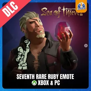 Sea Of Thieves Seventh Rare Ruby Emote for PC&XBOX