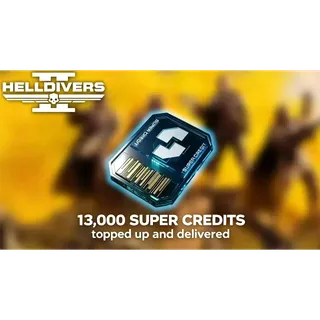 HELLDIVERS 2 13000 SUPER CREDITS FAST/NO LOGIN❗