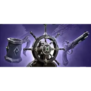 Sea of Thieves Obsidian Wheel, Flintlock, Tankard (Twitch Rewards)