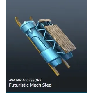 Roblox Futuristic Mech Sled Drop #2 AVATAR ACCESSORY