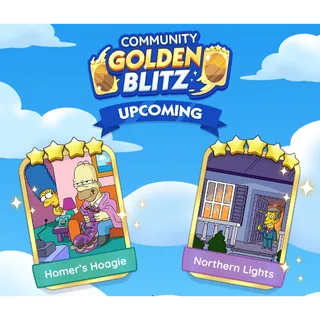 GOLDEN BLITZ MONOPOLY GO 4⭐ Homer's Hoagie + Northern Lights