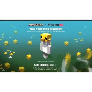 Minecraft Bedrock Edition Chick Fisherman Hat redemption code