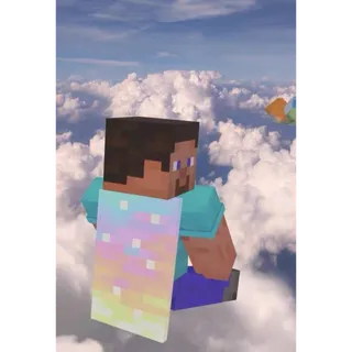 Aurora Cape Minecraft MC twitch CODE FOR BEDROCK & JAVA - Send immediately.