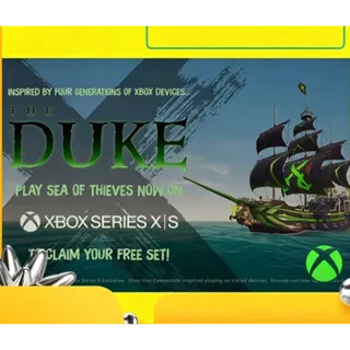 Sea of Thieves Duke Ship Skin Claim – Duke Ship Skin, Xbox Next-Gen Console Exclusive Skin