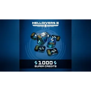 HELLDIVERS 2 1000 SUPER CREDITS  Fast/No Login❗
