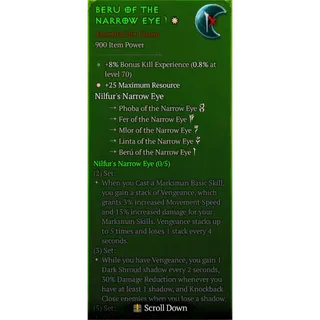  Berú Of The Narrow Eye DIABLO 4 DIABLO IV S14 Fast Delivery