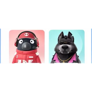 Party Animals REDNOTE RAVEN DOUYIN LOGAN SKIN