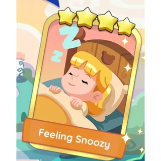 Feeling Snoozy 4⭐ GOLD STICKER MONOPOLY GO GOLDEN BLITZ