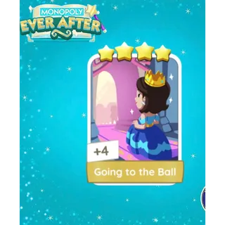 Going to the Ball - Set 16 Monopoly GO 4 Stars Sticker - Monopoly Ever After