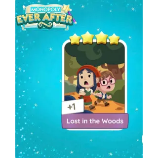 Lost in the Woods - Set 20 Monopoly GO 4 Stars Sticker - Monopoly Ever After