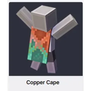 MINECRAFT【Copper Cape】TWITCH DROPS SKIN JAVA & BEDROCK