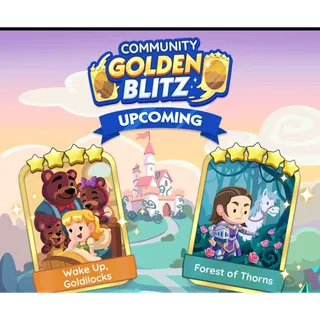 FOREST OF THORNS +  WAKE UP, GOLDILOCKS  ⭐ MONOPOLY GO ⭐ FAST DELIVERY GOLDEN BLITZ