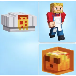 Minecraft Dungeons II - Domino’s 3-Item Bundle | Skin Cape Pet | All Platforms