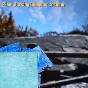 Glowing skeleton set