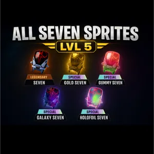 ALL SEVEN SPRITES LVL 5