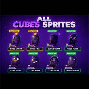 ALL CUBE SPRITES LVL 5
