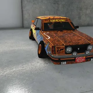 GTA Online Modded Vulcar Warrener (Xbox Series S/X) – Yankton Plate, Graffiti Livery