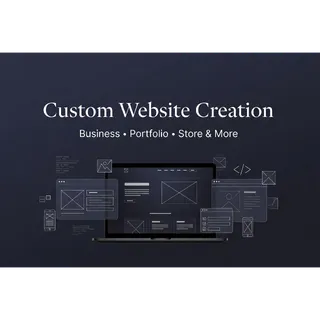 🌐 Custom Website Creation | Business, Portfolio, Store & More