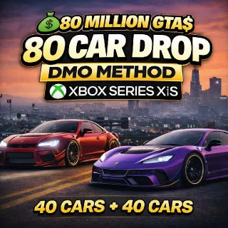 GTA Online $80M Car Drop (80 Modded Cars) | 2×40 Car Sessions | Xbox Series X|S