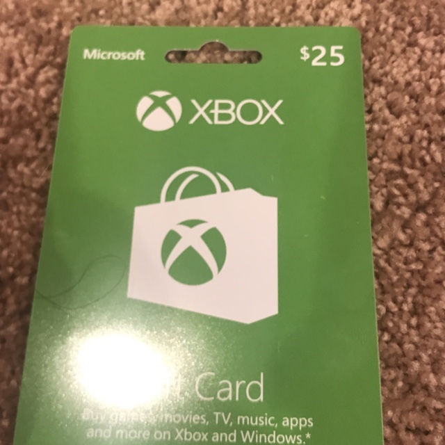 25 dollar Xbox gift card - Other Gift Cards - Gameflip