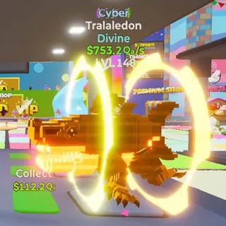 Tralaledon Cyber 753.2Qa/s LVL148 Go Up For Brainrots Fortnite