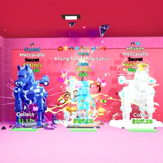 Bundle Meccavallo Cristal and Heaven more TUNG TUNG
