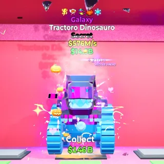 Tractoro Dinosauro Galaxy 576M/s - Fortnite Steal The Brainrot 5 Traits