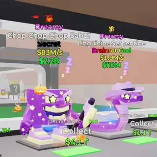 Bundle Chop Chop Chop Sahur Dreamy and Linguicine Serpentine Dreamy