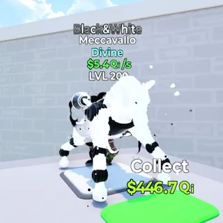 Meccavallo LVL 200 B&W 5.4Qi/s Go Up For Brainrots Fortnite