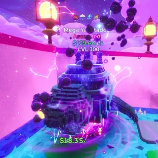 Mega Yachtadon Galaxy 4T LVL 300 Go Up For Brainrots Fortnite