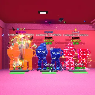 3x Croissantini et Caffetino Bundle / Steal The Brainrot Fortnite